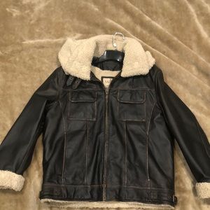 Emmett Classic Leather Bomber